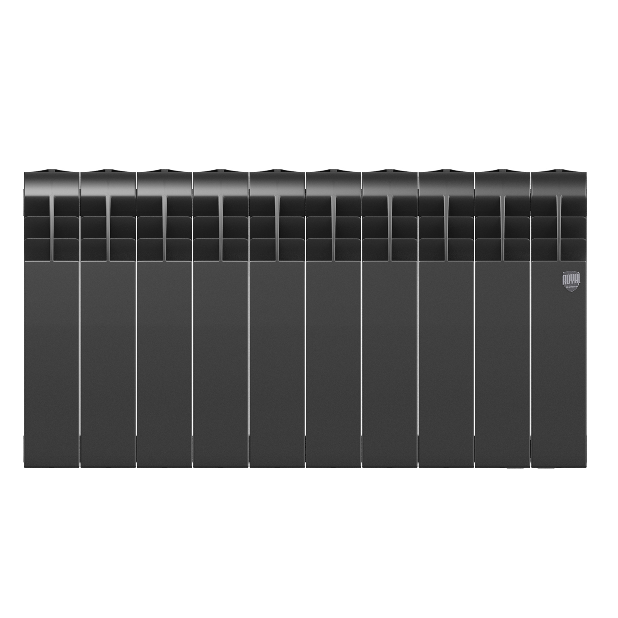 Радиатор биметаллический Royal Thermo Biliner B Черный 350 х 87 10 секций
