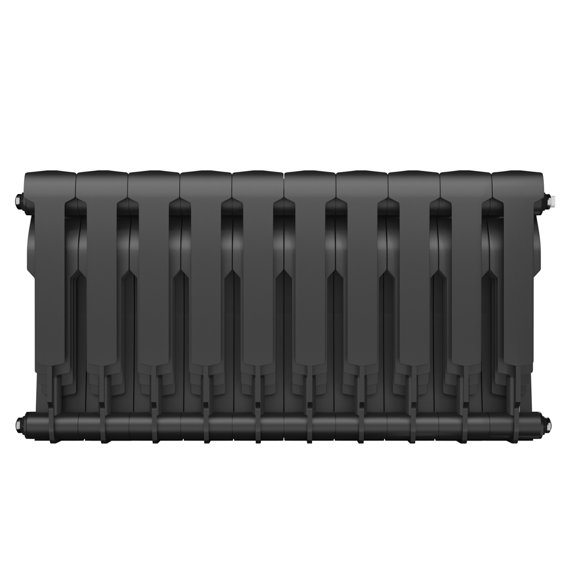 Радиатор биметаллический Royal Thermo Biliner B Черный 350 х 87 10 секций
