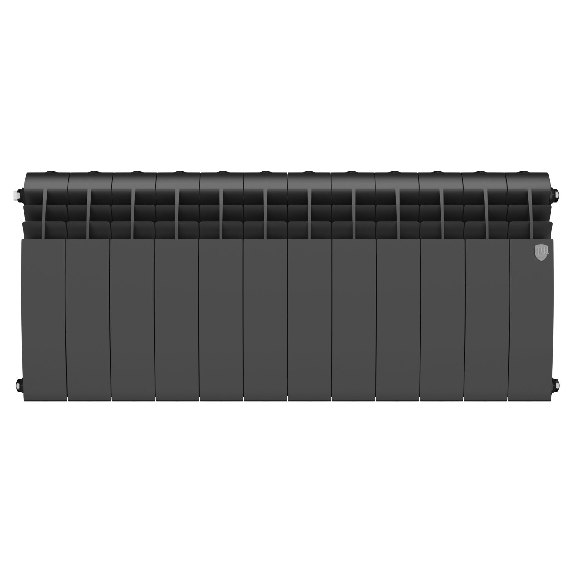 Радиатор биметаллический Royal Thermo Biliner B Черный 350 х 87 12 секций
