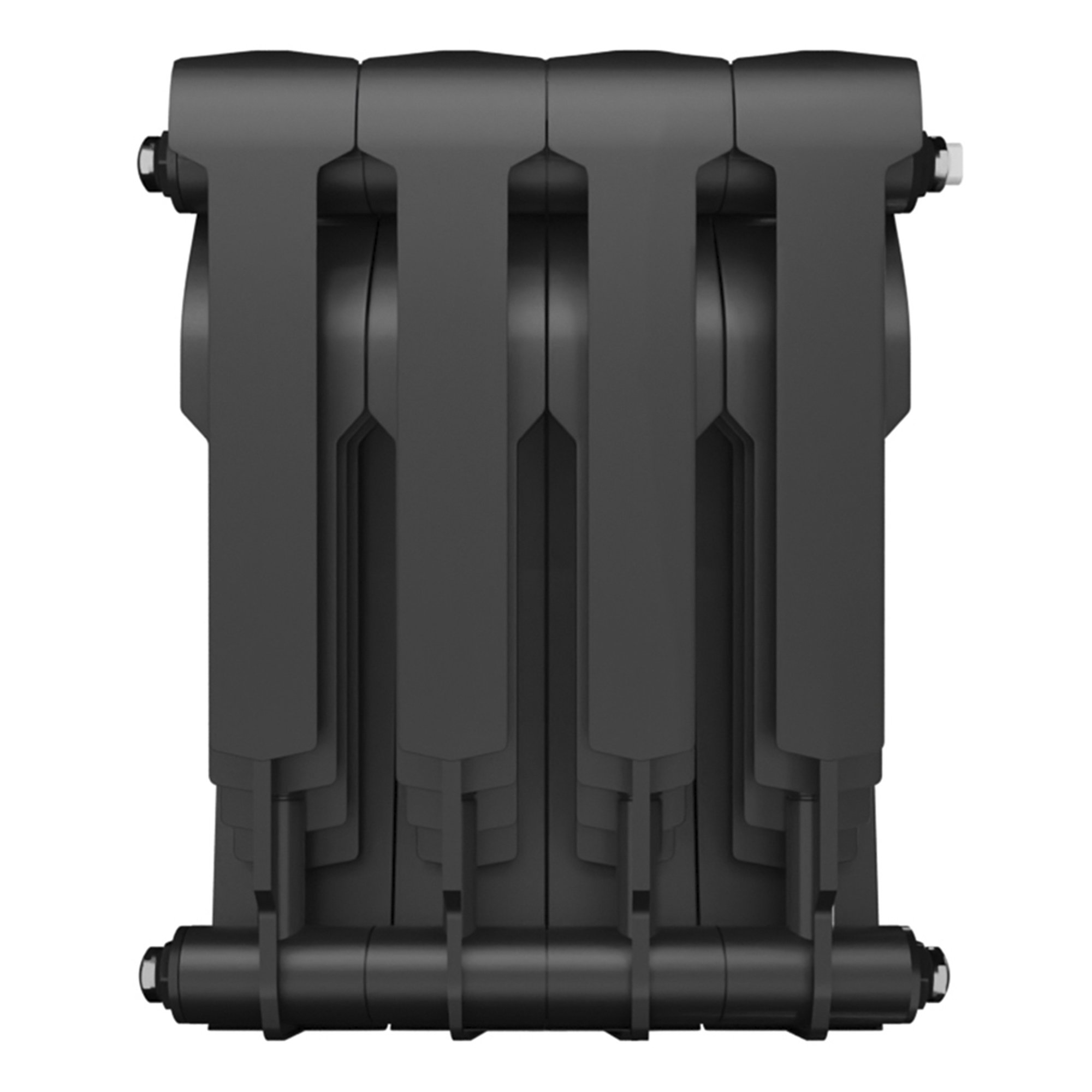 Радиатор биметаллический Royal Thermo Biliner B Черный 350 х 87 4 секции
