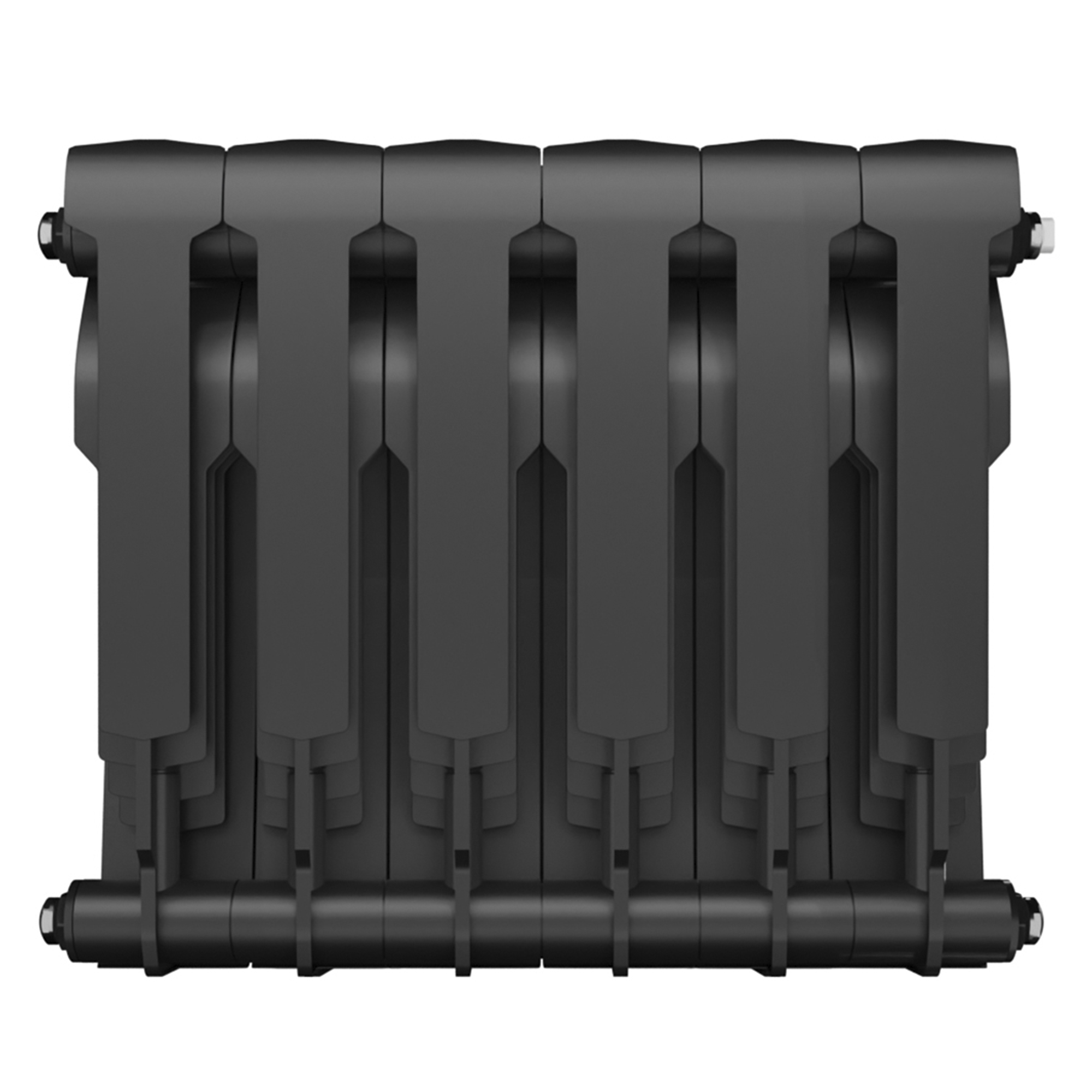 Радиатор биметаллический Royal Thermo Biliner B Черный 350 х 87 6 секций