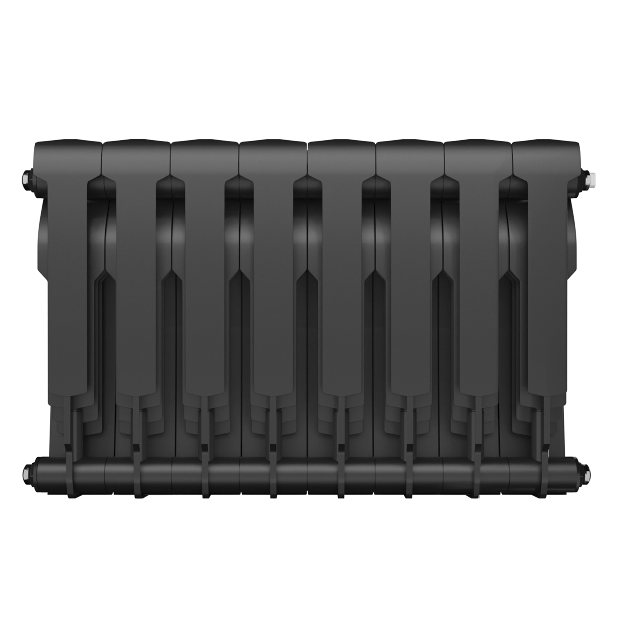 Радиатор биметаллический Royal Thermo Biliner B Черный 350 х 87 8 секций
