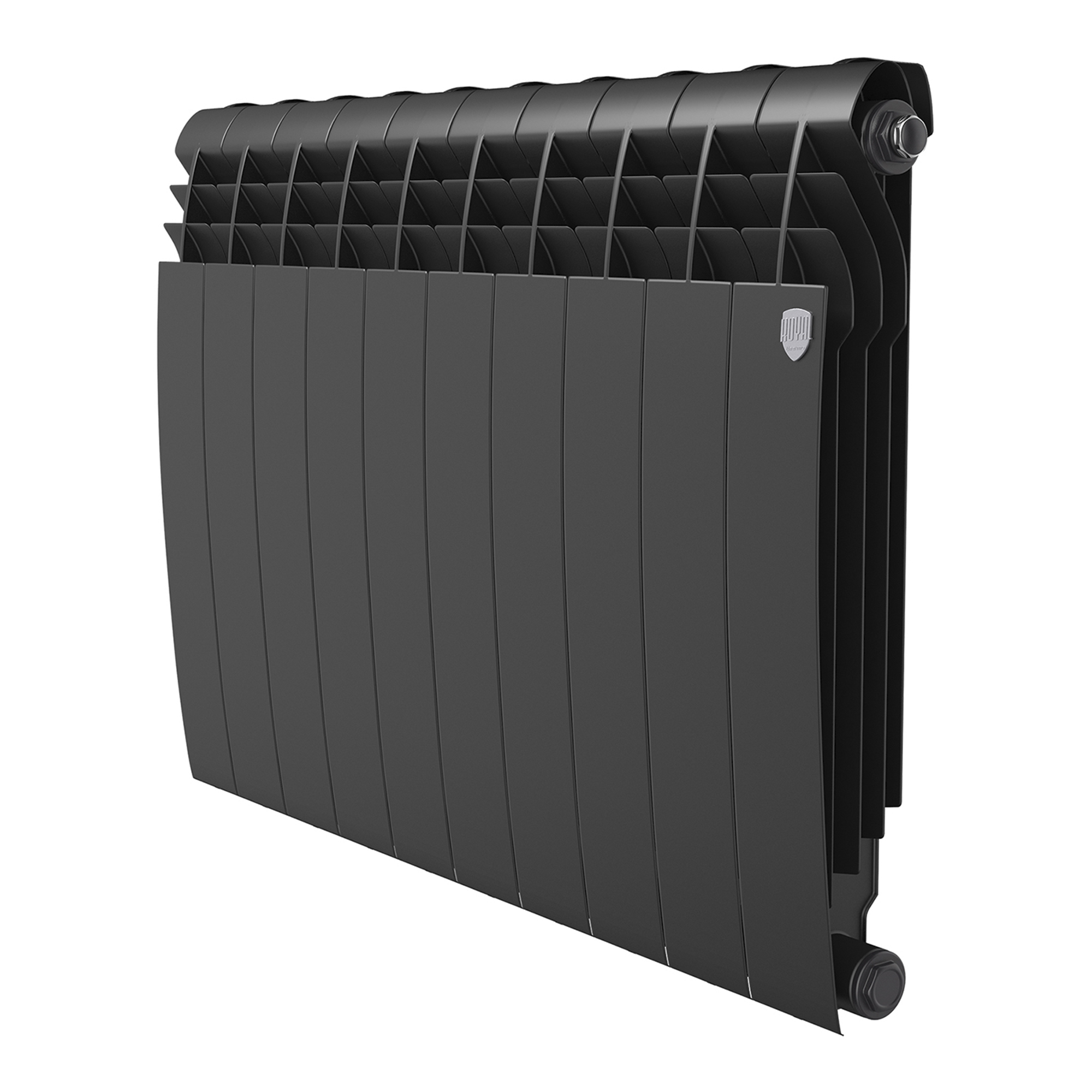 Радиатор биметаллический Royal Thermo BiLiner B Черный 500 x 87 10 секций