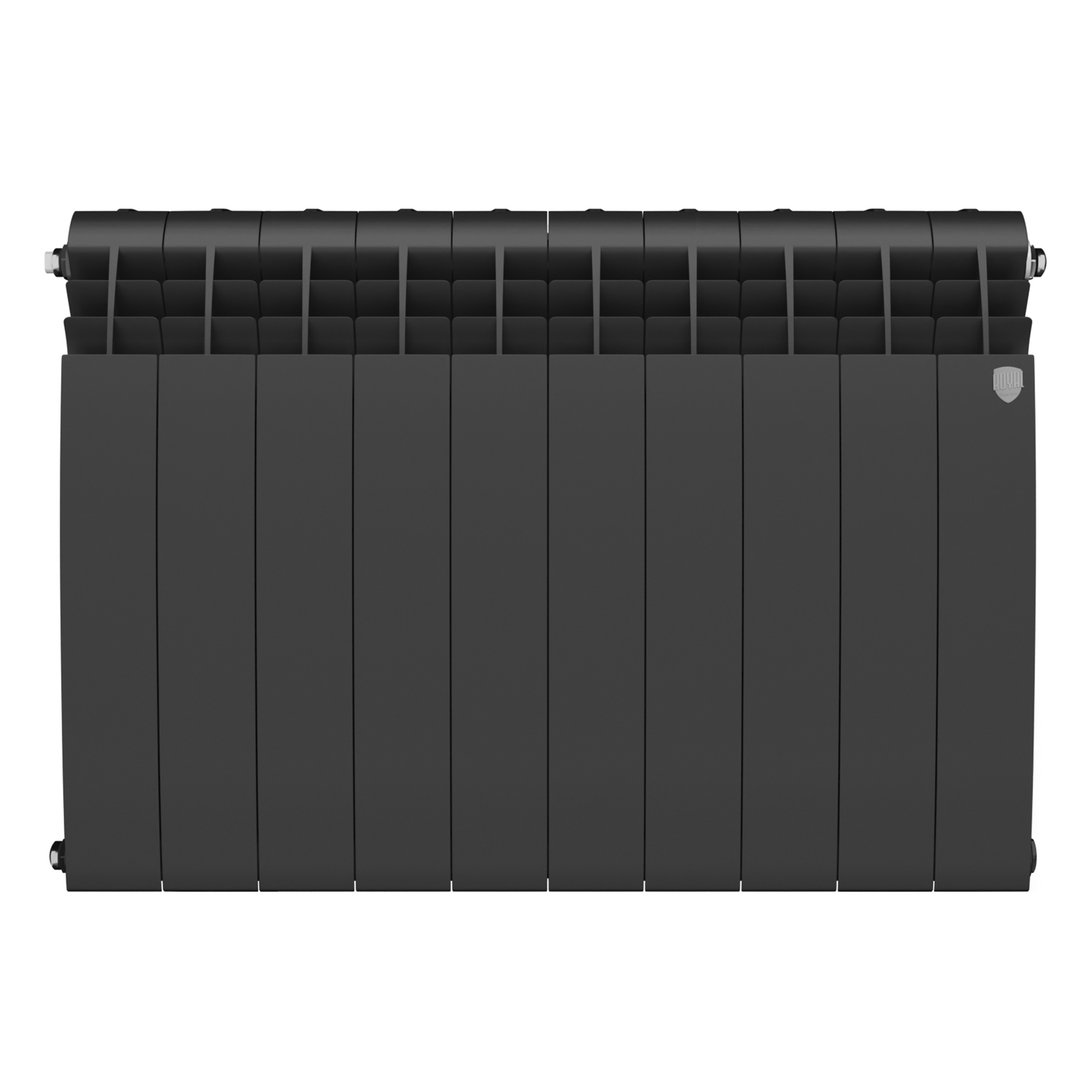 Радиатор биметаллический Royal Thermo BiLiner B Черный 500 x 87 10 секций