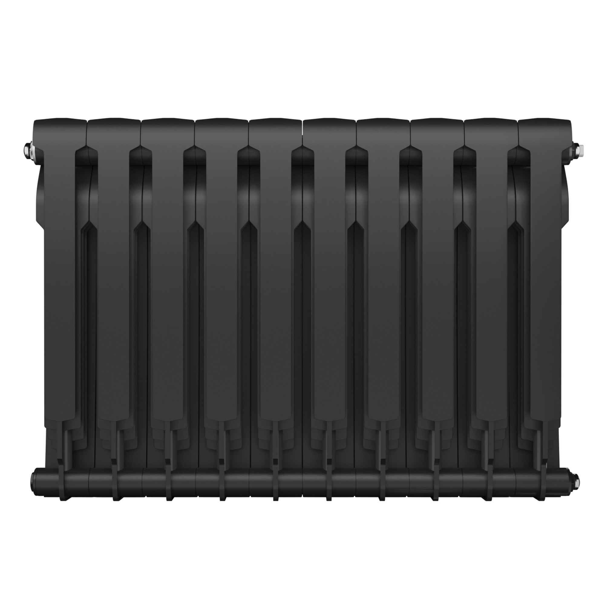 Радиатор биметаллический Royal Thermo BiLiner B Черный 500 x 87 10 секций