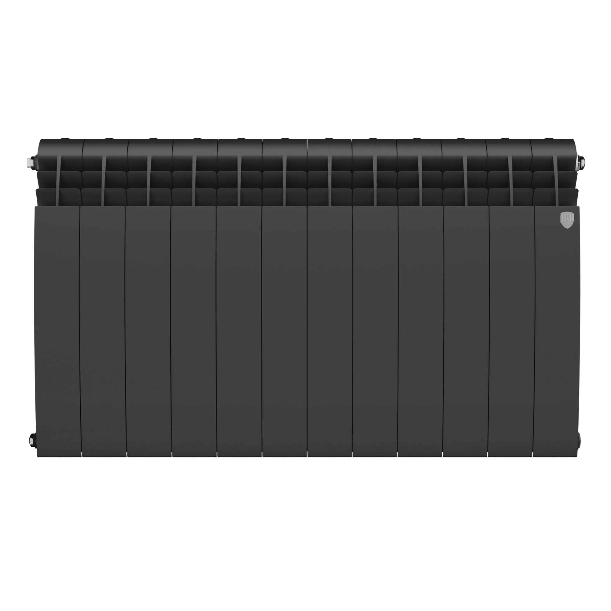 Радиатор биметаллический Royal Thermo BiLiner B Черный 500 x 87 12 секций
