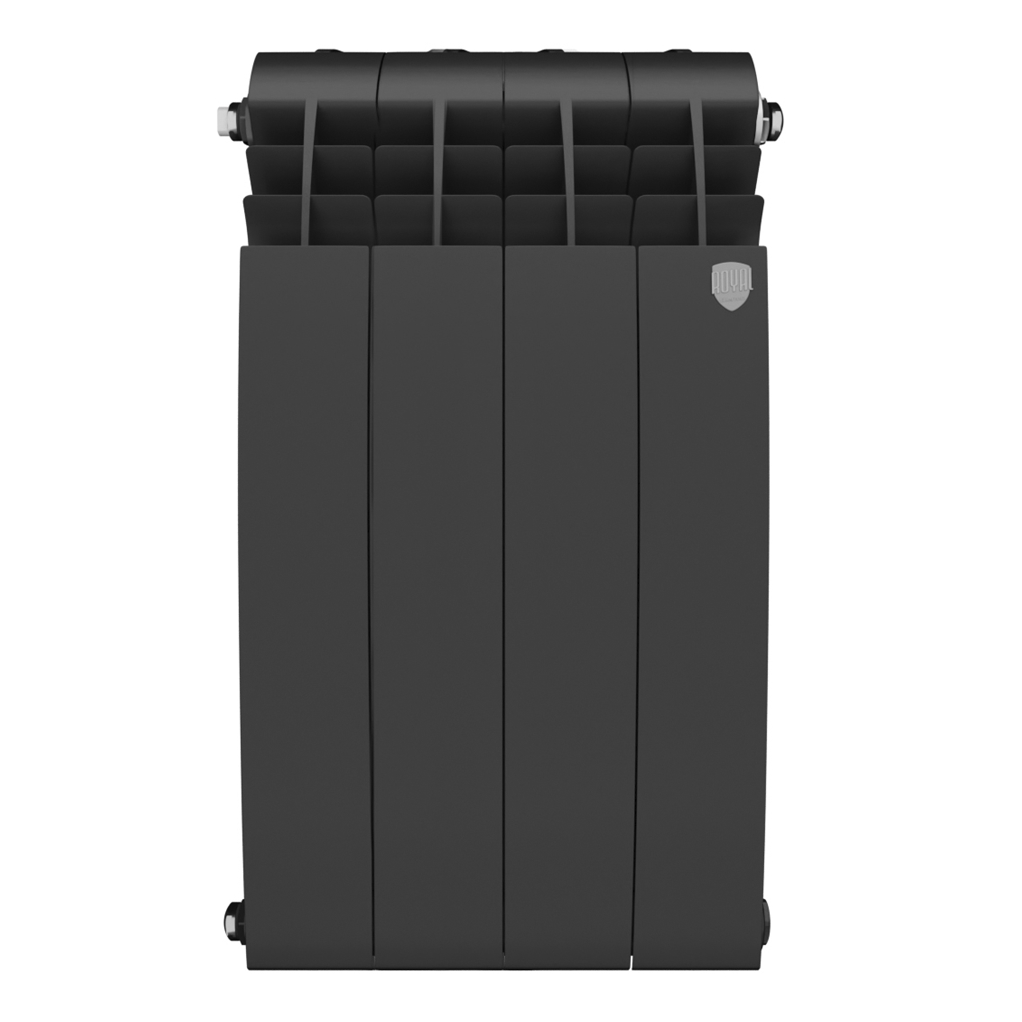 Радиатор биметаллический Royal Thermo BiLiner B Черный 500 x 87 4 секции