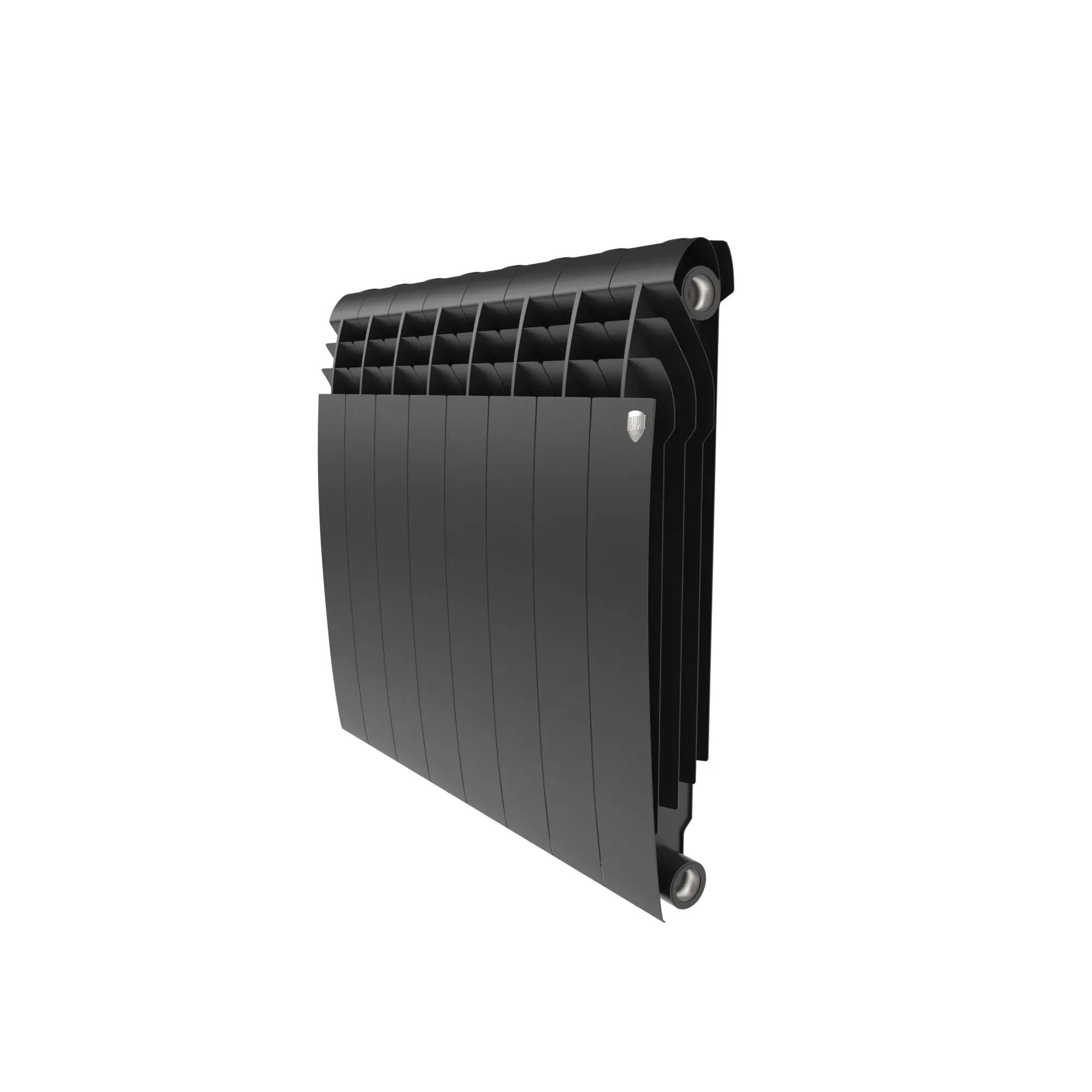 Радиатор биметаллический Royal Thermo BiLiner B Черный 500 x 87 8 секций