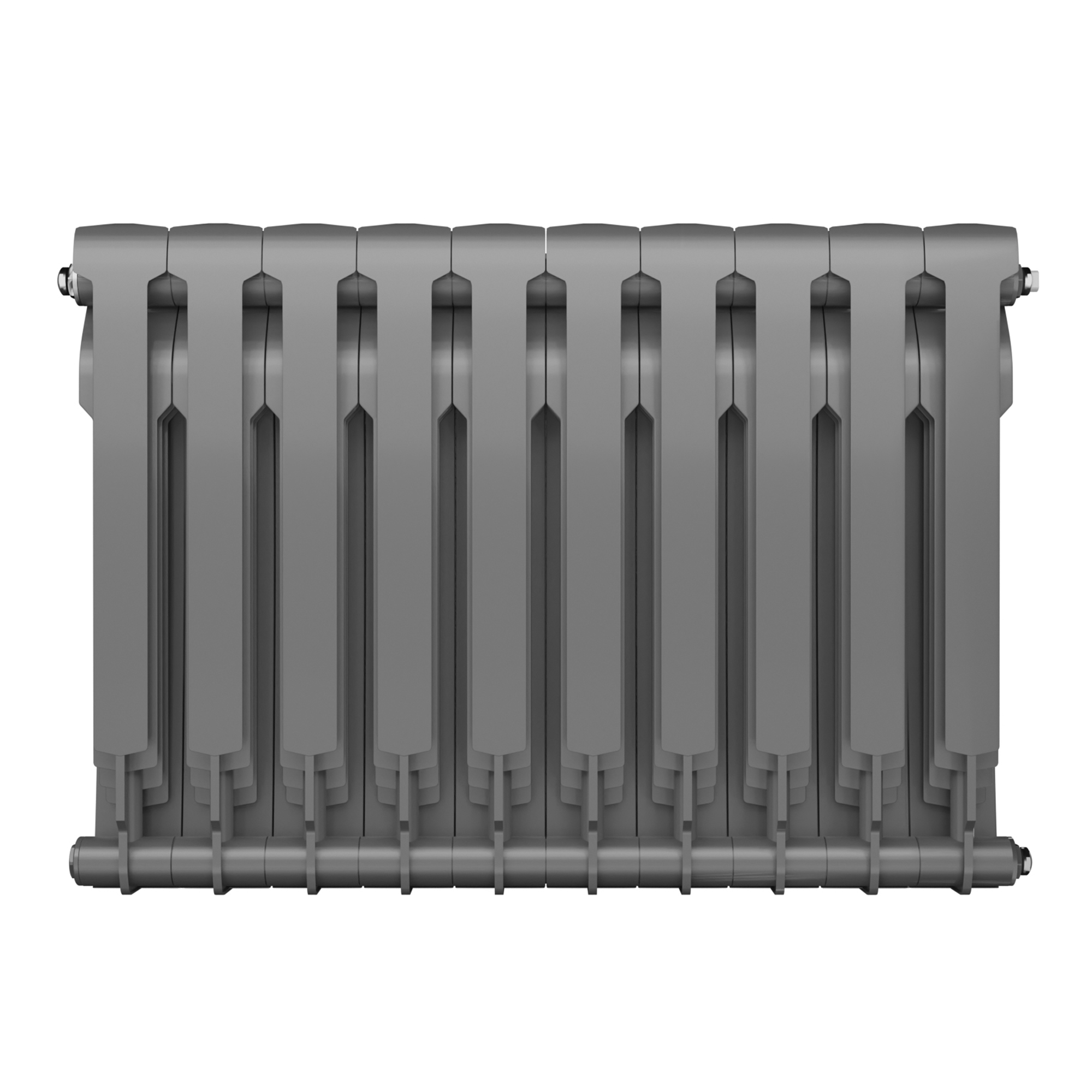 Радиатор биметаллический Royal Thermo BiLiner B Серебристый 500 x 87 10 секций