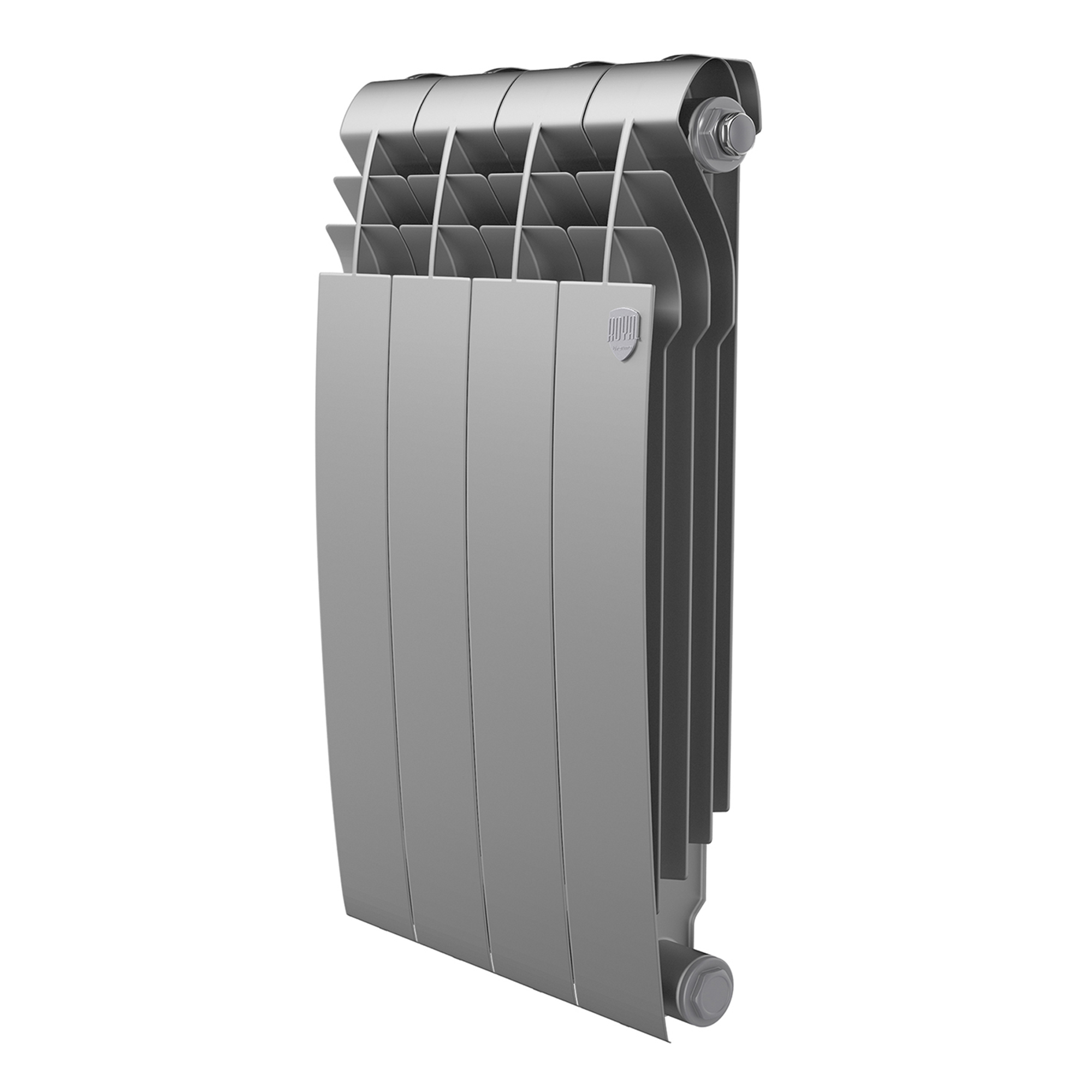 Радиатор биметаллический Royal Thermo BiLiner B Серебристый 500 x 87 4 секции