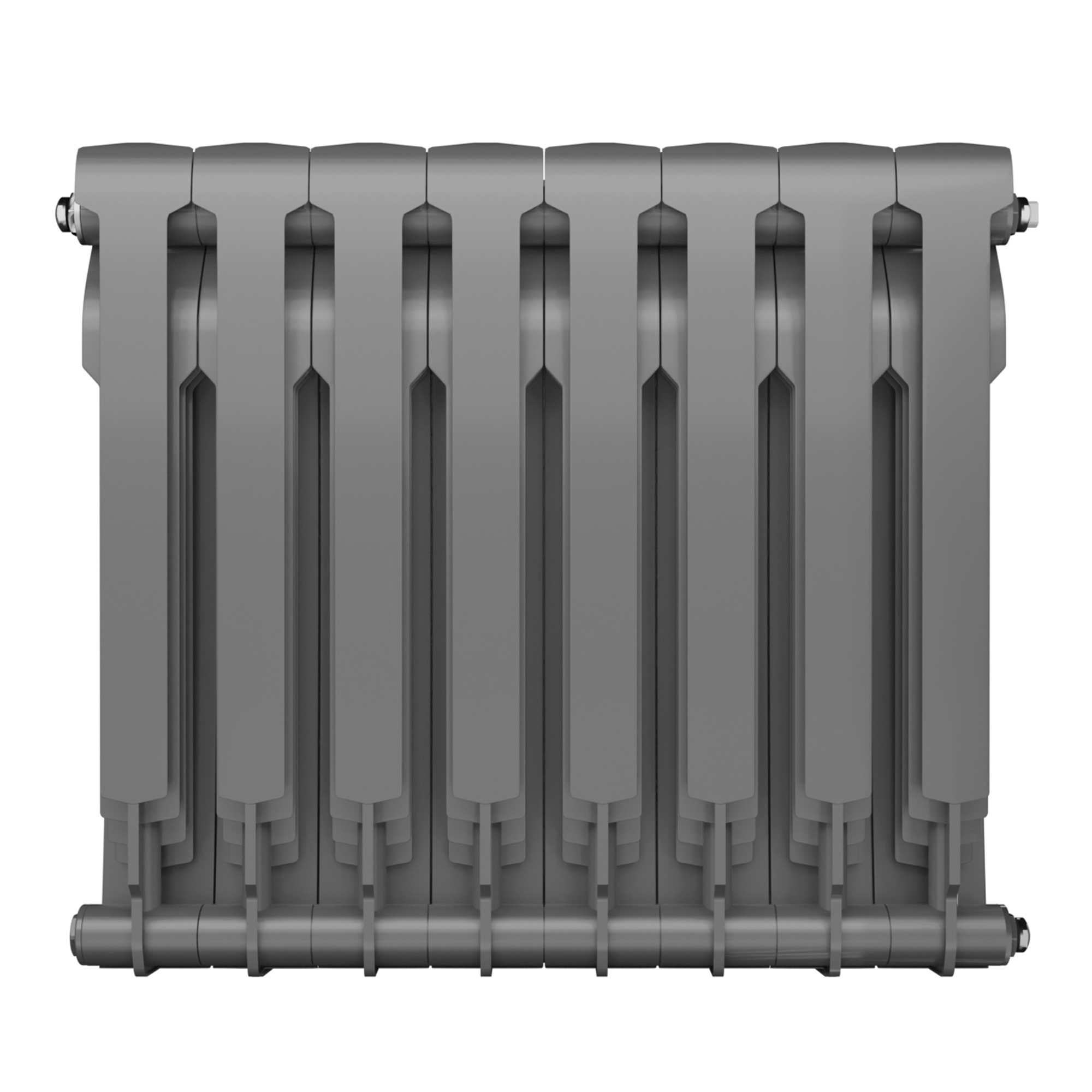 Радиатор биметаллический Royal Thermo BiLiner B Серебристый 500 x 87 8 секций