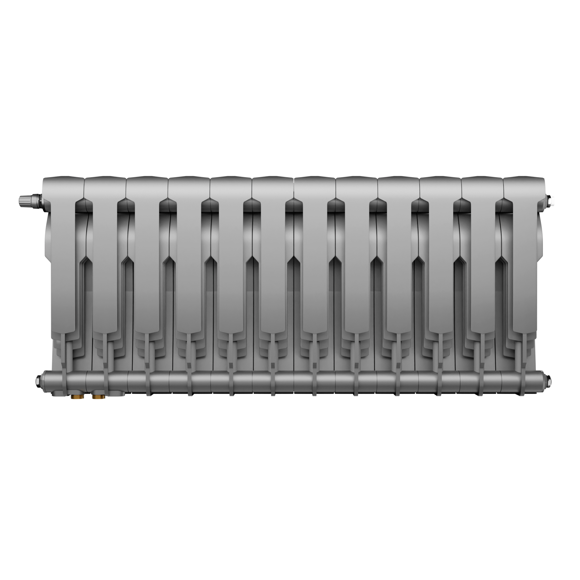 Радиатор биметаллический Royal Thermo Biliner B Серебристый 350 х 87 12 секций