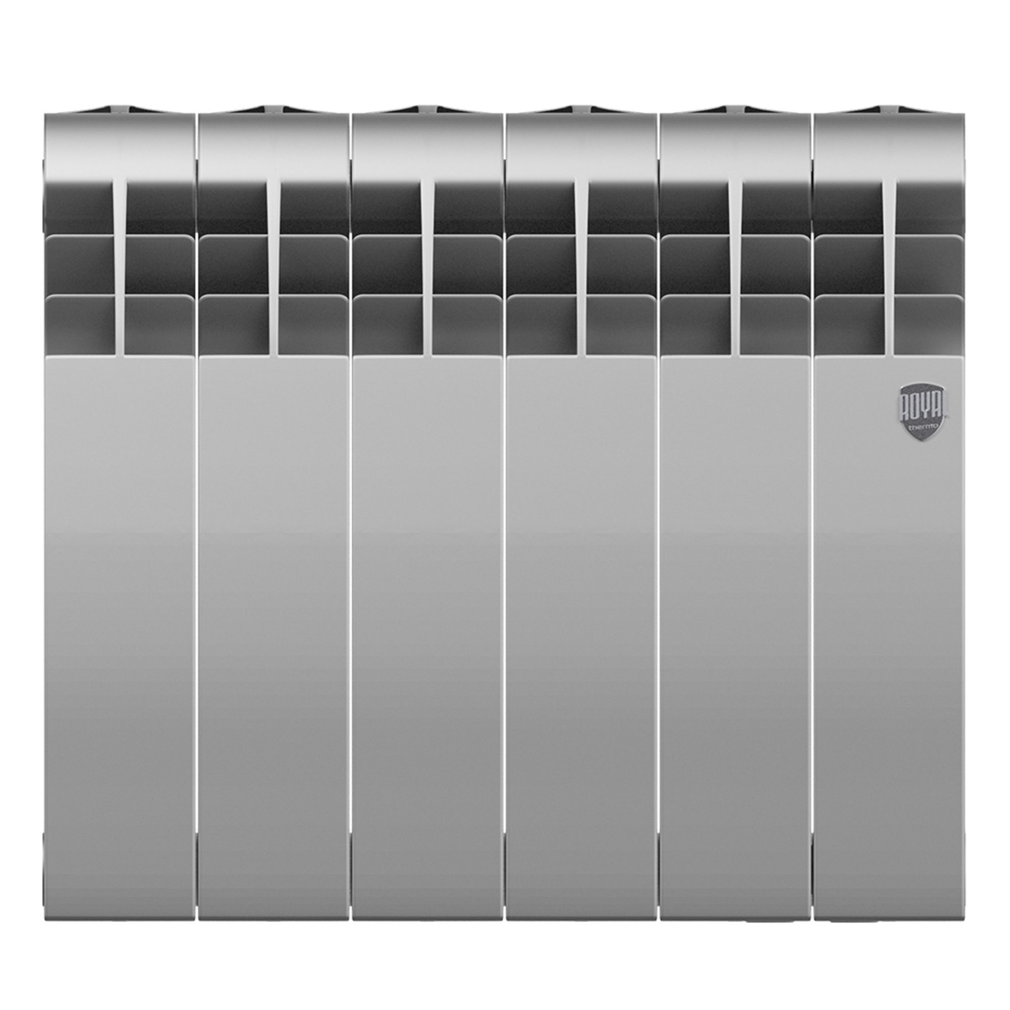 Радиатор биметаллический Royal Thermo Biliner B Серебристый 350 х 87 6 секций