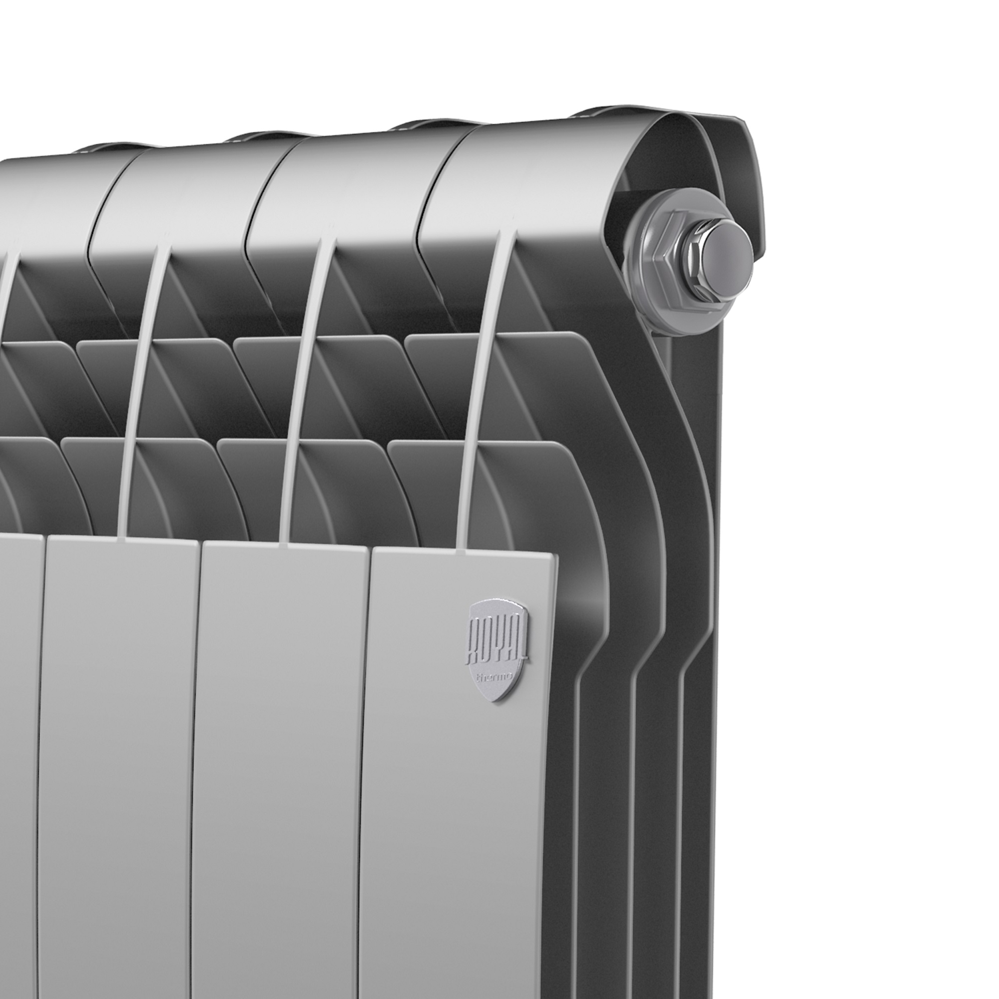 Радиатор биметаллический Royal Thermo Biliner B Серебристый 350 х 87 10 секций
