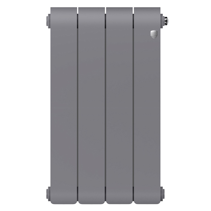 Дизайн-радиатор бимет. Royal Thermo Infinity Silver Satin 500 x 100 - 4 секц.