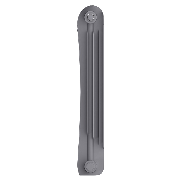 Дизайн-радиатор бимет. Royal Thermo Infinity Silver Satin 500 x 100 - 8 секц.
