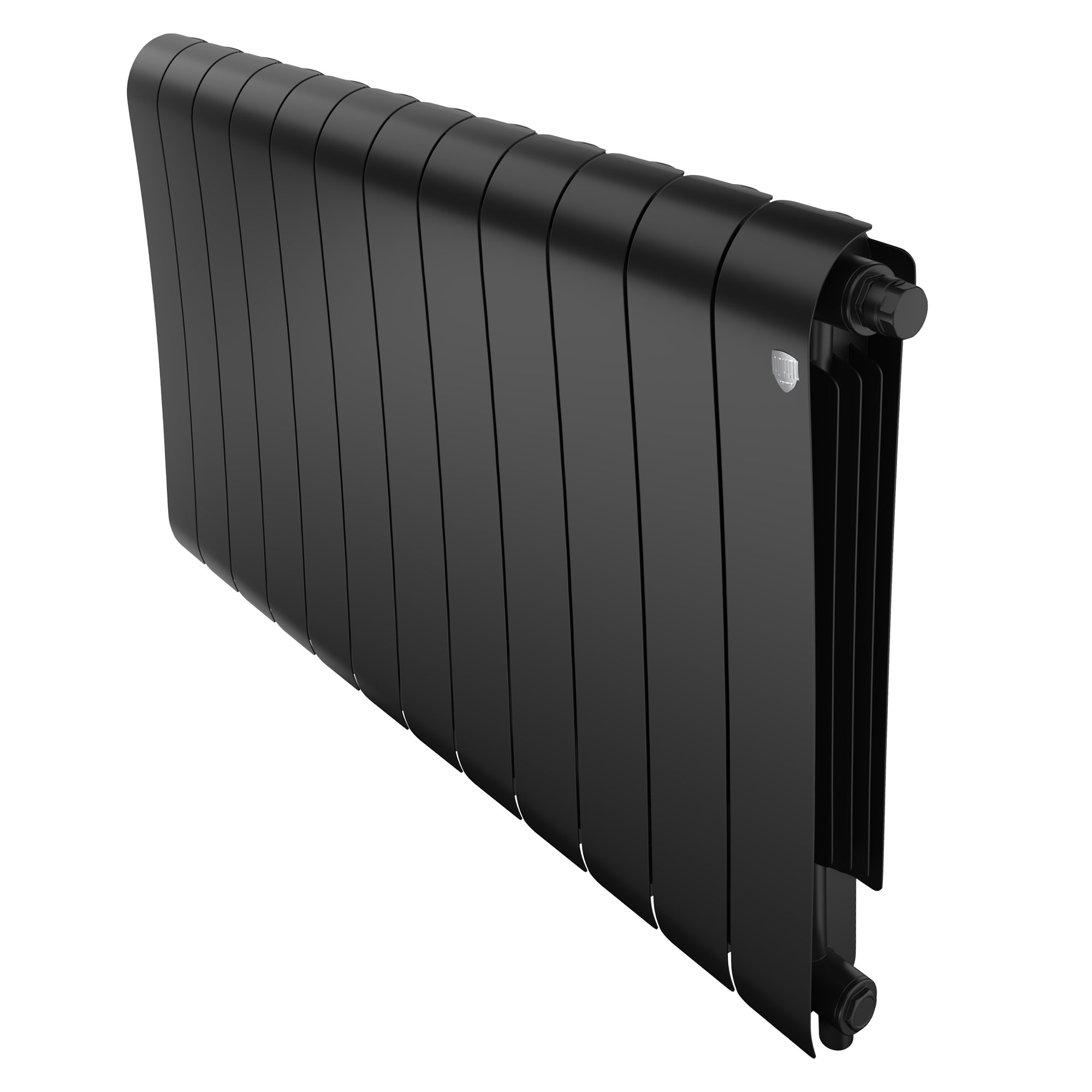 Дизайн-радиатор бимет. Royal Thermo Infinity Noir Sable VR 500 x 100 - 12 секц.(нижн. подкл.)