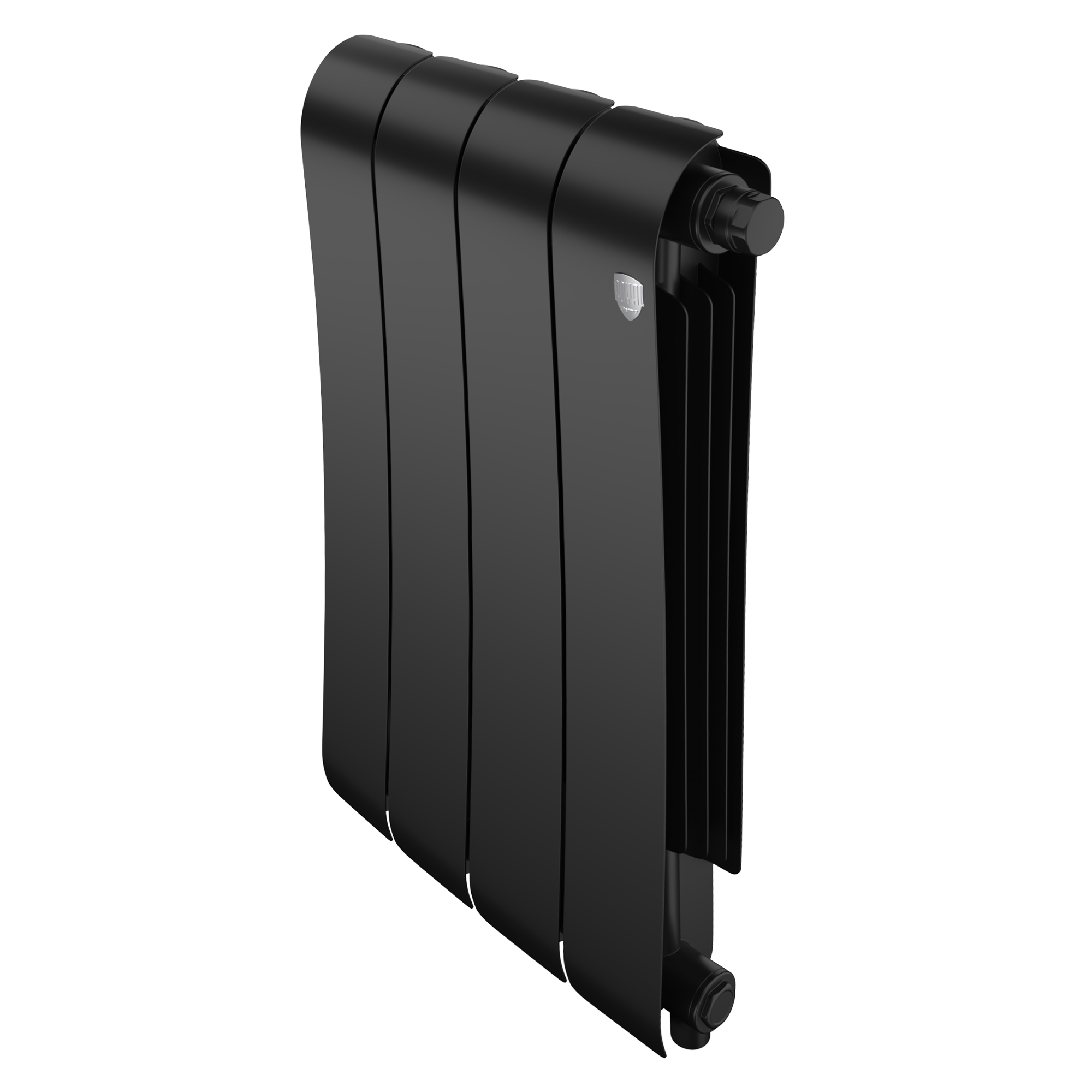 Дизайн-радиатор бимет. Royal Thermo Infinity Noir Sable VR 500 x 100 - 4 секц.(нижн. подкл.)
