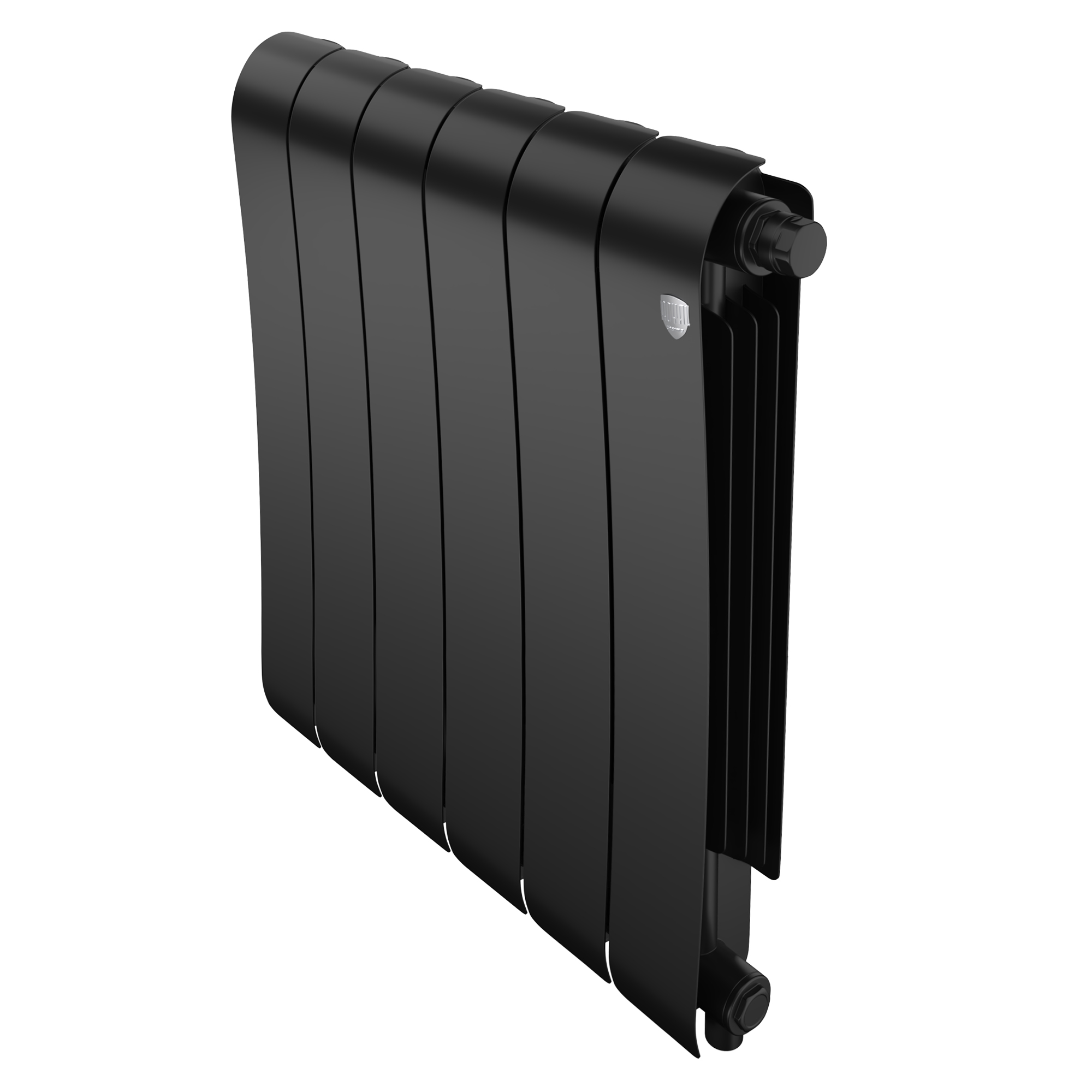 Дизайн-радиатор бимет. Royal Thermo Infinity Noir Sable VR 500 x 100 - 6 секц.(нижн. подкл.)
