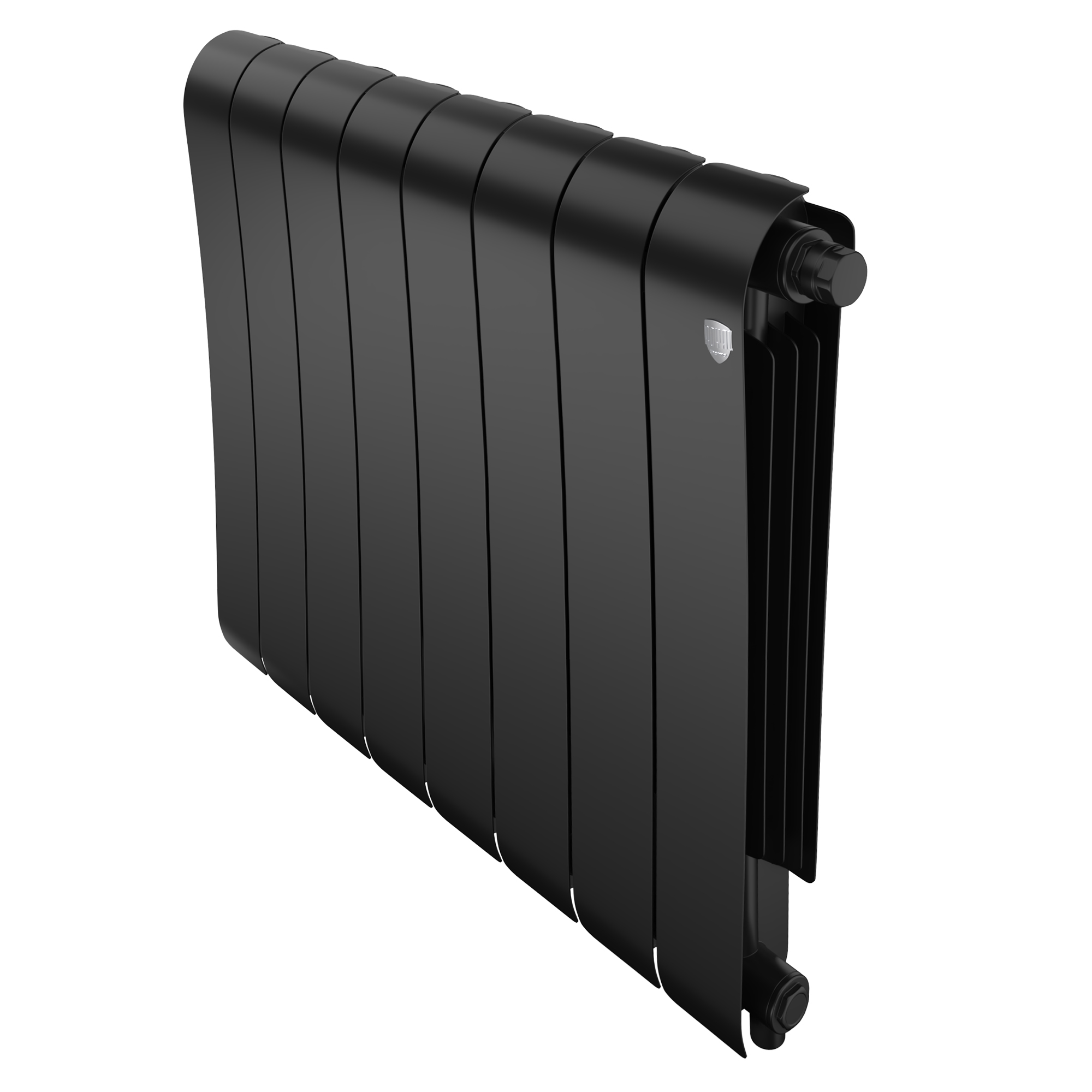 Дизайн-радиатор бимет. Royal Thermo Infinity Noir Sable VR 500 x 100 - 8 секц.(нижн. подкл.)