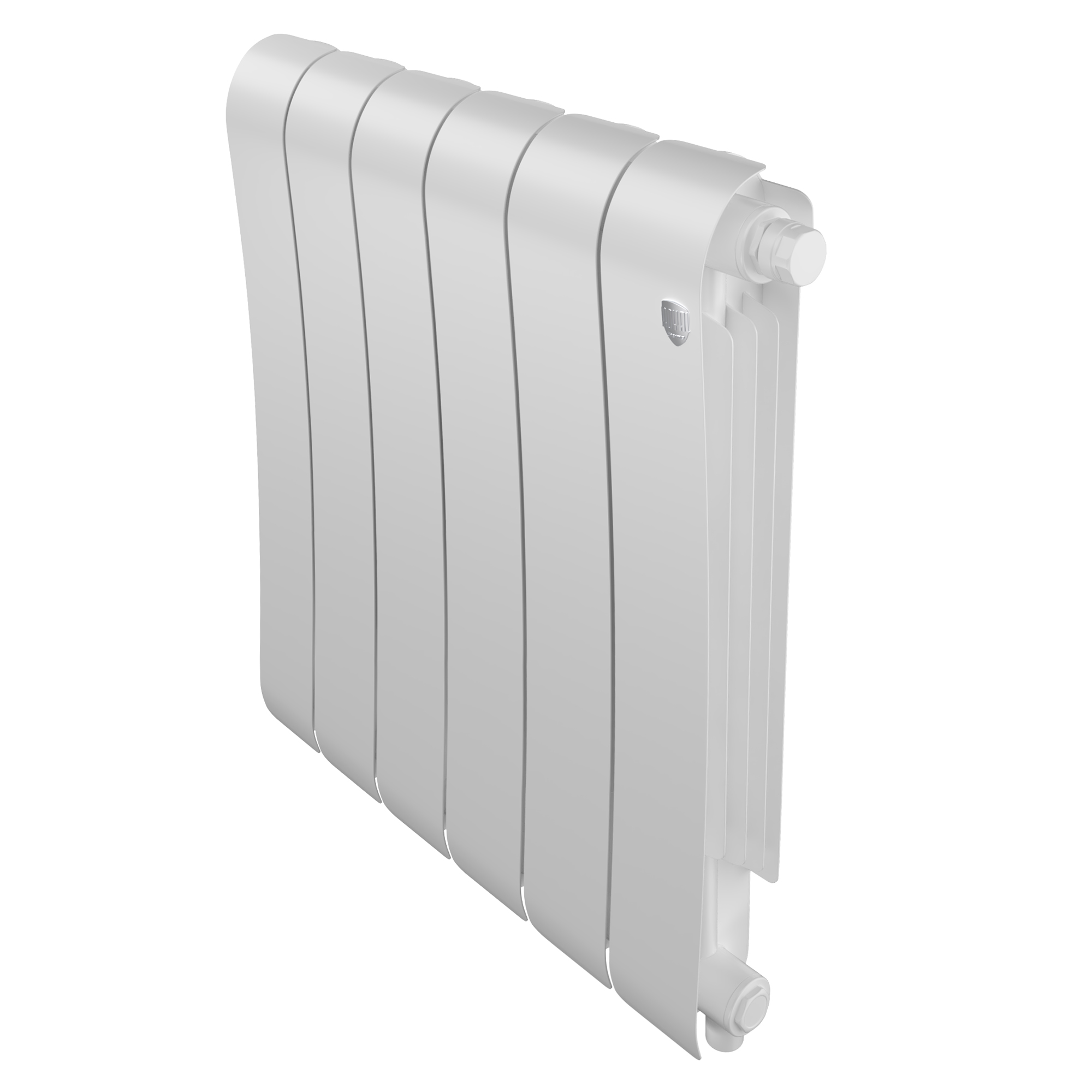 Дизайн-радиатор бимет. Royal Thermo Infinity Bianco Traffico VR 500 x 100 - 6 секц.(нижн.подкл.)