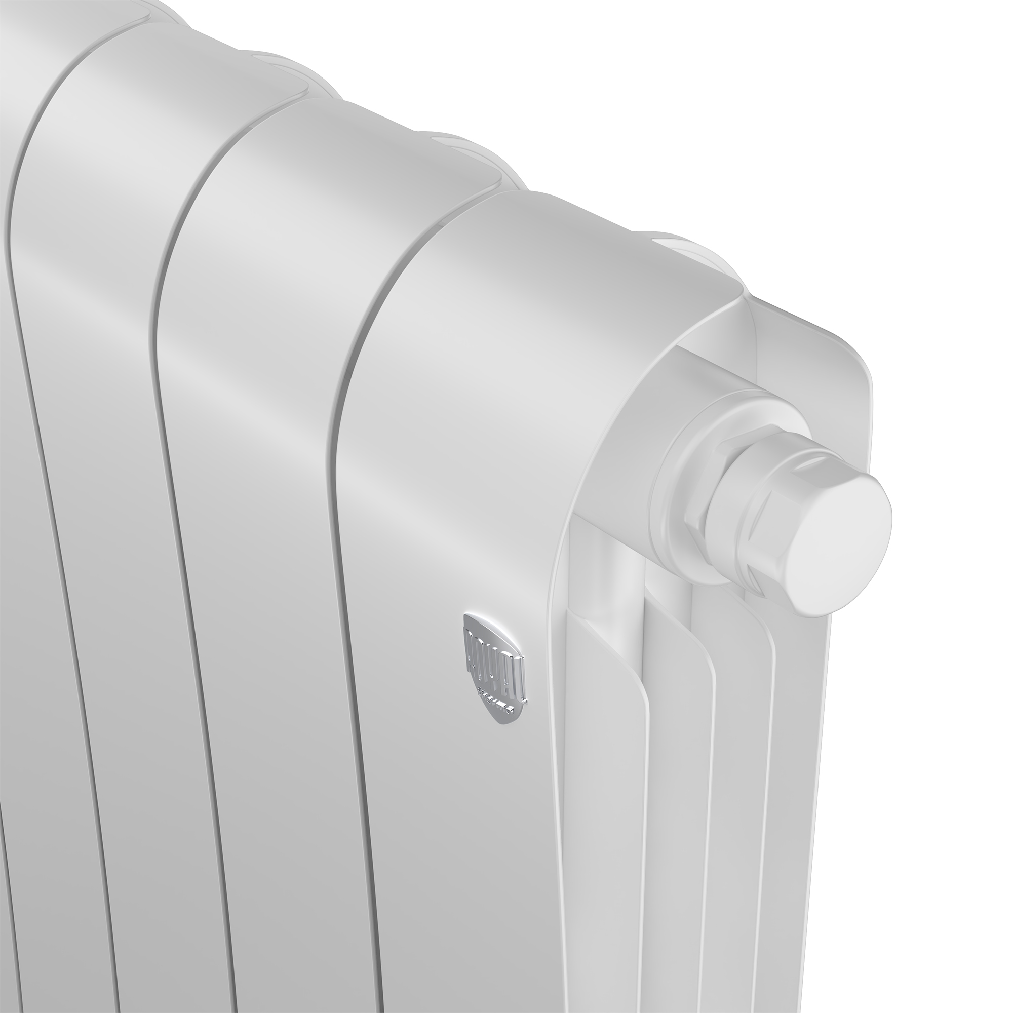 Дизайн-радиатор бимет. Royal Thermo Infinity Bianco Traffico VR 500 x 100 - 4 секц.(нижн. подкл.)