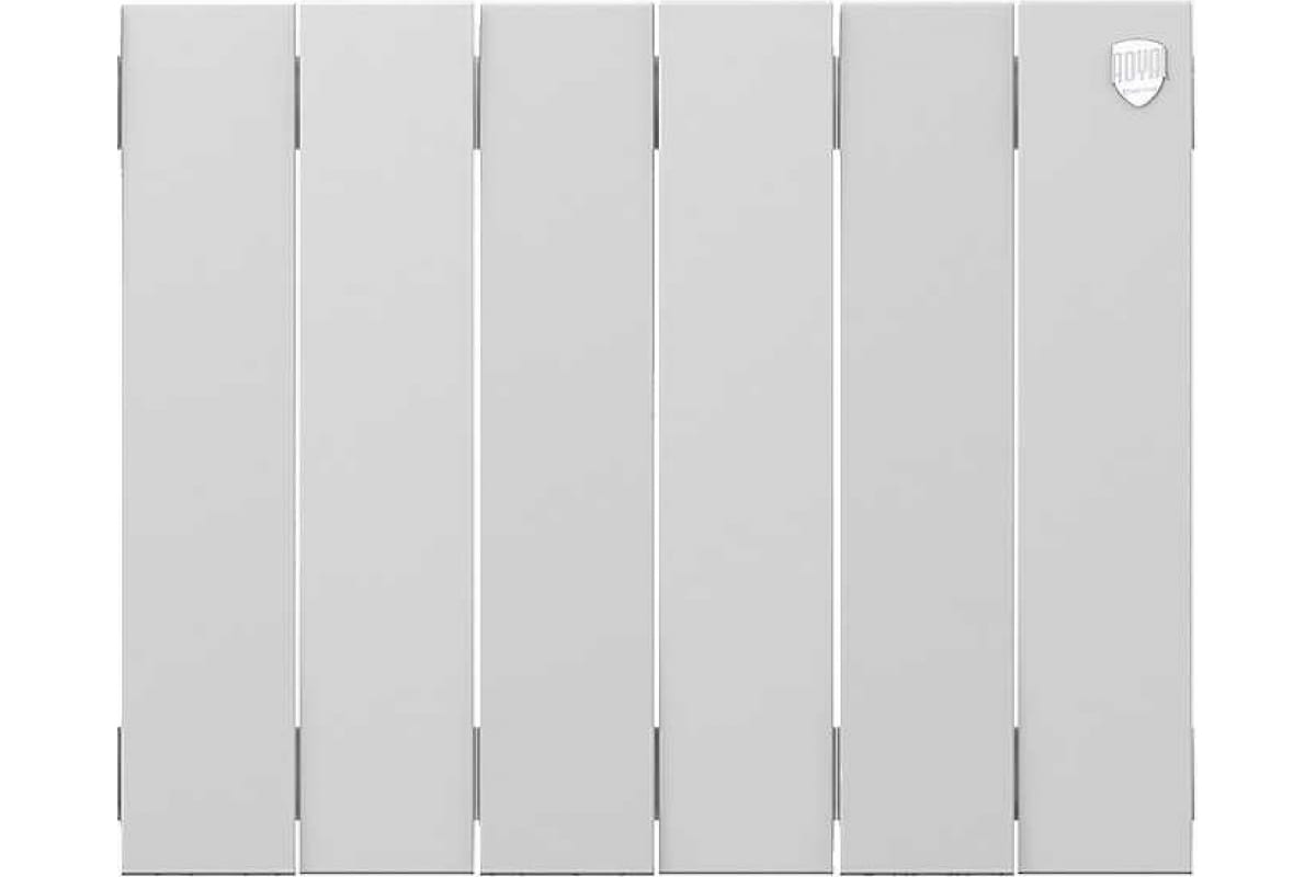 Дизайн-радиатор бимет. Royal Thermo PianoForte Белый VR 300 x 100 6 секц. (нижн. подкл.)