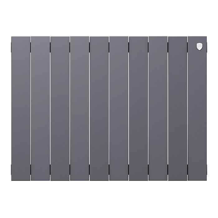 Дизайн-радиатор бимет. Royal Thermo PianoForte Серебристый 500 x 100 - 10 секц.
