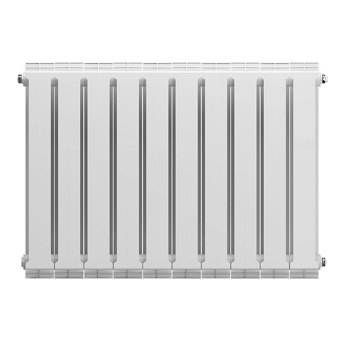 Дизайн-радиатор бимет. Royal Thermo PianoForte Белый 500 x 100- 10 секц.