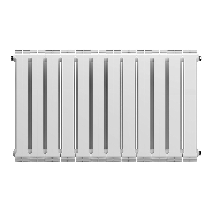 Дизайн-радиатор бимет. Royal Thermo PianoForte Белый 500 x 100 - 12 секц.