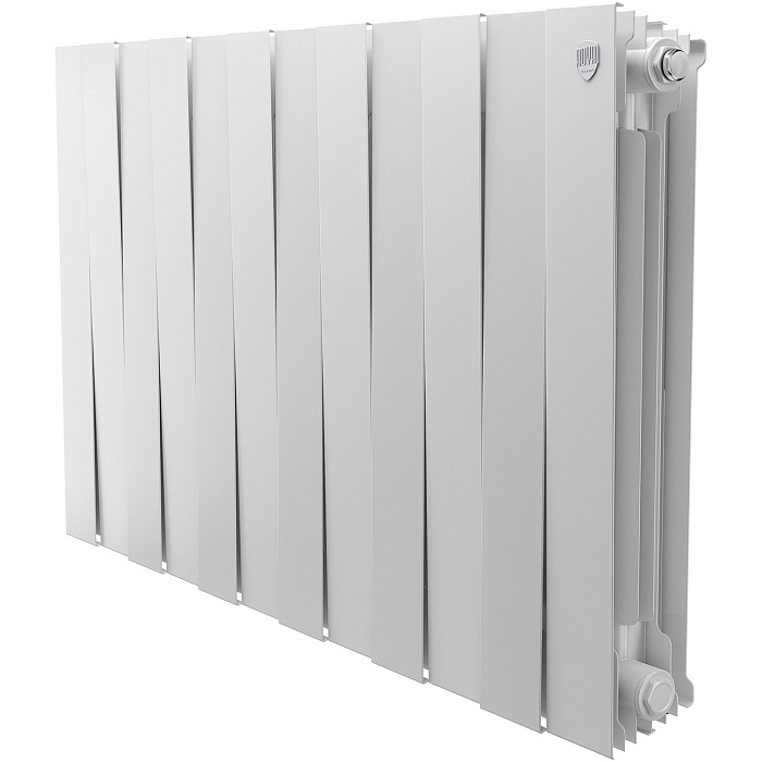 Дизайн-радиатор бимет. Royal Thermo PianoForte Белый 500 x 100 - 12 секц.