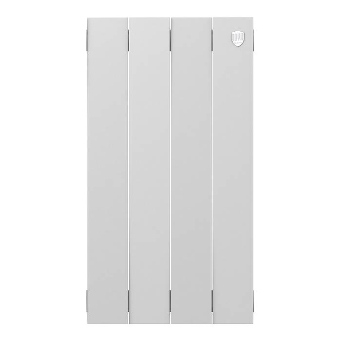 Дизайн-радиатор бимет. Royal Thermo PianoForte Белый 500 x 100 - 4 секц.