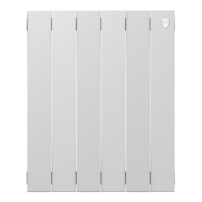 Дизайн-радиатор бимет. Royal Thermo PianoForte Белый 500 x 100 - 6 секц.