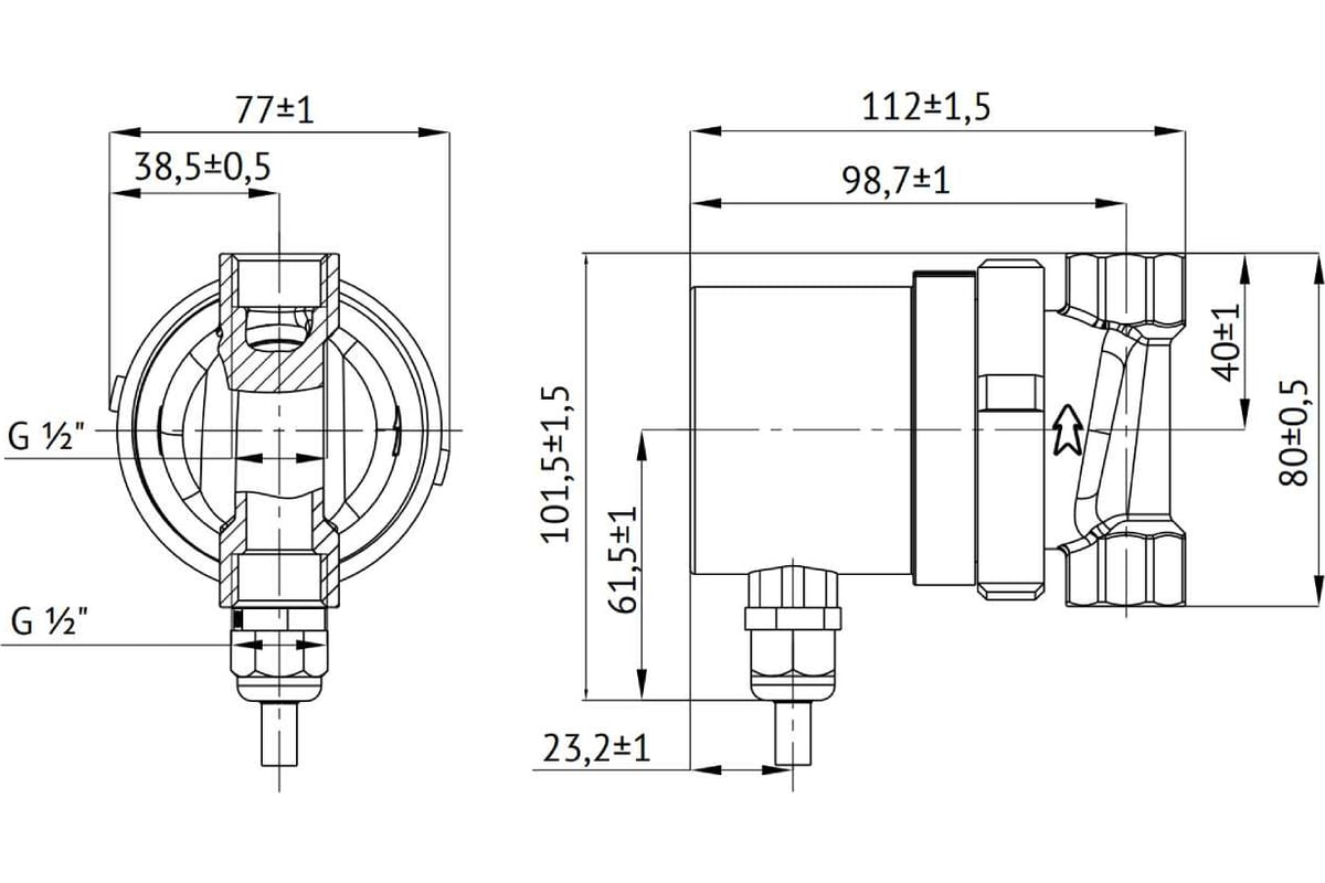 Насос циркуляц. (ГВС) UPH 15-1.5 B II BL