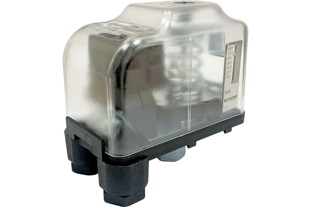 Реле давления PM/5 c град.шкалой (вращ. гайка) 1/4", Unipump