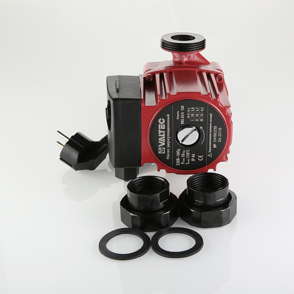 Насос циркуляционный VALTEC RS 25/4-130 с гайками