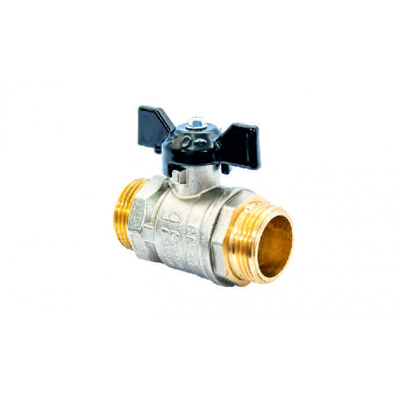 Кран шаровой 3/4" н-н бабочка LD Pride Ру40 Tmax=150